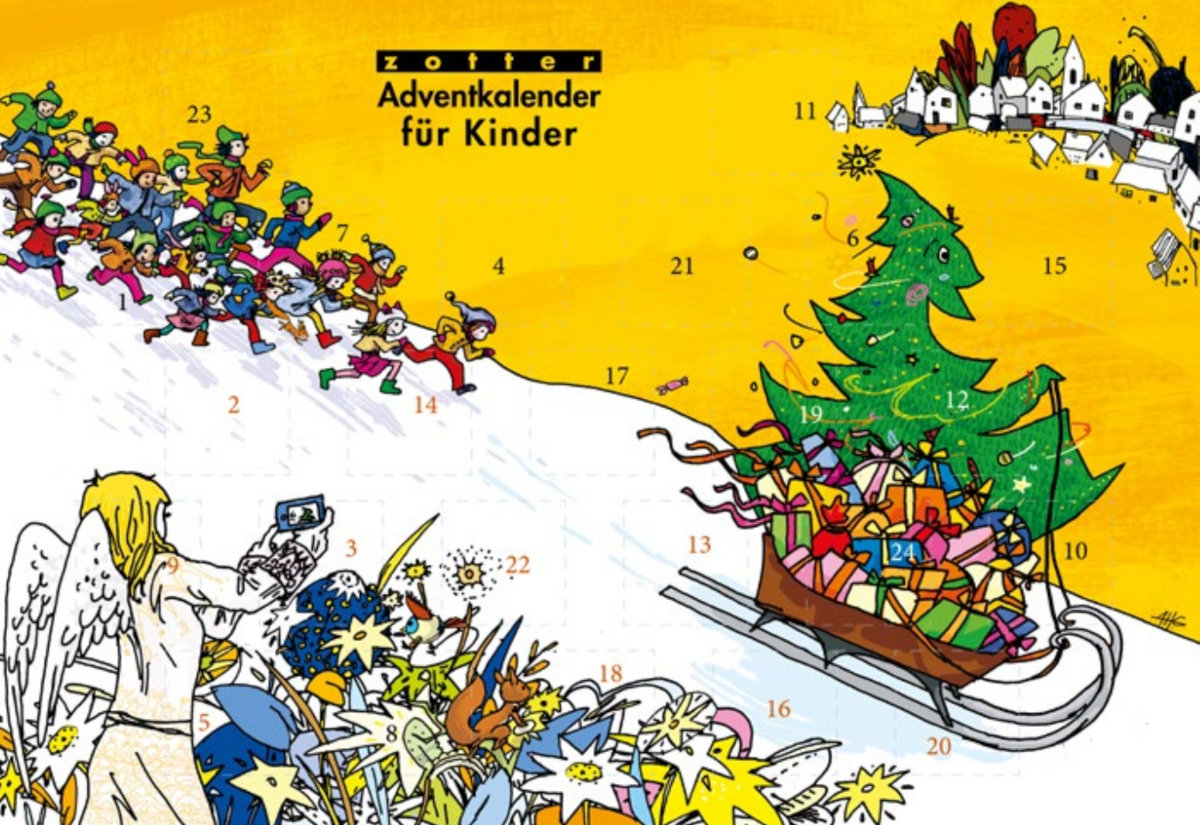 Adventskalender von Zotter für Kinder